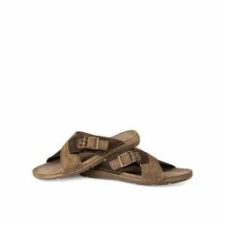 Mules BEIGE CAPE BOARD CUIR -Claquettes Soldes mules beige cape board cuir 4