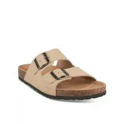 Mules BEIGE MEGIS CASUAL -Claquettes Soldes mules beige megis casual 2