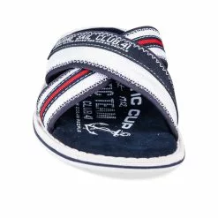 Mules BLANC DENIM SIDE 11 Mules BLANC DENIM SIDE -Claquettes Soldes mules blanc denim side 4