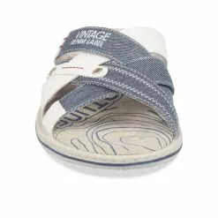 Mules BLEU CAPE BOARD -Claquettes Soldes mules bleu cape board 19