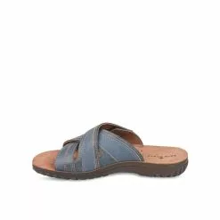 Mules BLEU CAPE BOARD -Claquettes Soldes mules bleu cape board 3