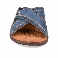 Mules BLEU CAPE MOUNTAIN -Claquettes Soldes mules bleu cape mountain 4