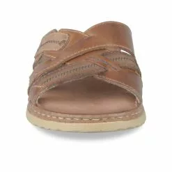Mules COGNAC MEGIS CASUAL -Claquettes Soldes mules cognac megis casual 6