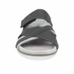 Mules GRIS CAPE BOARD CUIR -Claquettes Soldes mules gris cape board cuir 9