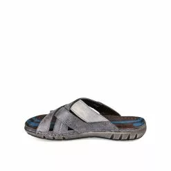 Mules GRIS DENIM SIDE -Claquettes Soldes mules gris denim side 3