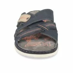 Mules MARINE CAPE BOARD CUIR -Claquettes Soldes mules marine cape board cuir 16