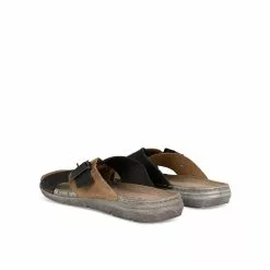 Mules MARINE CAPE BOARD CUIR -Claquettes Soldes mules marine cape board cuir 2