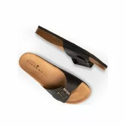 Mules MARINE CAPE BOARD CUIR -Claquettes Soldes mules marine cape board cuir 9