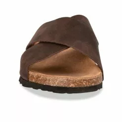 Mules MARRON CAPE BOARD CUIR -Claquettes Soldes mules marron cape board cuir 14