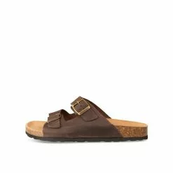 Mules MARRON CAPE BOARD CUIR -Claquettes Soldes mules marron cape board cuir 17