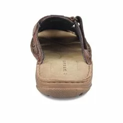 Mules MARRON CAPE BOARD CUIR -Claquettes Soldes mules marron cape board cuir 29