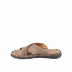 Mules MARRON CAPE BOARD CUIR -Claquettes Soldes mules marron cape board cuir 3