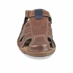 Mules MARRON CAPE BOARD CUIR -Claquettes Soldes mules marron cape board cuir 31