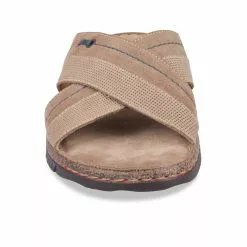 Mules MARRON CAPE BOARD CUIR -Claquettes Soldes mules marron cape board cuir 4