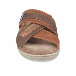 Mules MARRON CAPE BOARD CUIR -Claquettes Soldes mules marron cape board cuir 53