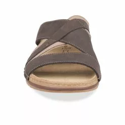 Mules MARRON CAPE BOARD CUIR -Claquettes Soldes mules marron cape board cuir 7