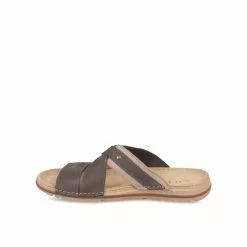 Mules MARRON CAPE BOARD CUIR -Claquettes Soldes mules marron cape board cuir 9