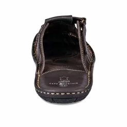 Mules MARRON CAPE MOUNTAIN CUIR -Claquettes Soldes mules marron cape mountain cuir 12