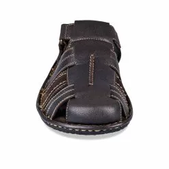 Mules MARRON CAPE MOUNTAIN CUIR -Claquettes Soldes mules marron cape mountain cuir 14