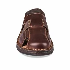 Mules MARRON CAPE MOUNTAIN CUIR -Claquettes Soldes mules marron cape mountain cuir 24