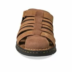 Mules MARRON CAPE MOUNTAIN CUIR -Claquettes Soldes mules marron cape mountain cuir 4