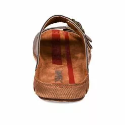 Mules MARRON DENIM SIDE -Claquettes Soldes mules marron denim side 12