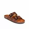 Mules MARRON DENIM SIDE -Claquettes Soldes mules marron denim side 5