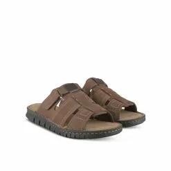 Mules MARRON MEGIS CASUAL -Claquettes Soldes mules marron megis casual 31