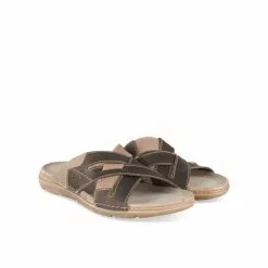 Mules MARRON MEGIS CASUAL -Claquettes Soldes mules marron megis casual 42