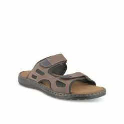 Mules MARRON MEGIS CASUAL -Claquettes Soldes mules marron megis casual 48