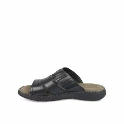 Mules NOIR CAPE BOARD CUIR -Claquettes Soldes mules noir cape board cuir 13