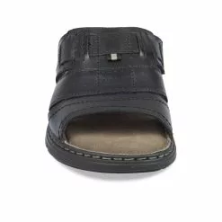 Mules NOIR CAPE BOARD CUIR -Claquettes Soldes mules noir cape board cuir 14