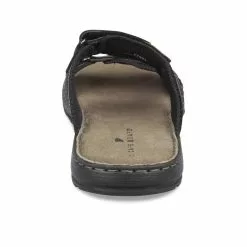 Mules NOIR CAPE BOARD CUIR -Claquettes Soldes mules noir cape board cuir 7