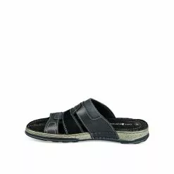 Mules NOIR CAPE MOUNTAIN CUIR -Claquettes Soldes mules noir cape mountain cuir 3