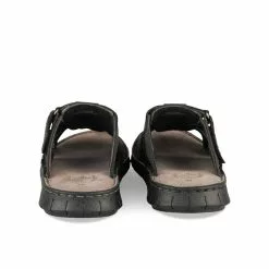 Mules NOIR MEGIS CASUAL -Claquettes Soldes mules noir megis casual 3