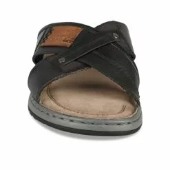 Mules NOIR MEGIS CASUAL -Claquettes Soldes mules noir megis casual 73