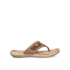 Tongs BEIGE CAPE BOARD CUIR -Claquettes Soldes tongs beige cape board cuir 12