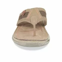 Tongs BEIGE CAPE BOARD CUIR -Claquettes Soldes tongs beige cape board cuir 4