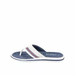 Tongs BLANC DENIM SIDE -Claquettes Soldes tongs blanc denim side 3