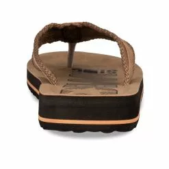 Tongs MARRON DENIM SIDE -Claquettes Soldes tongs marron denim side 12