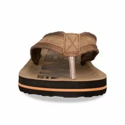 Tongs MARRON DENIM SIDE -Claquettes Soldes tongs marron denim side 14