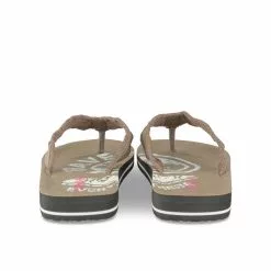 Tongs MARRON DENIM SIDE -Claquettes Soldes tongs marron denim side 3