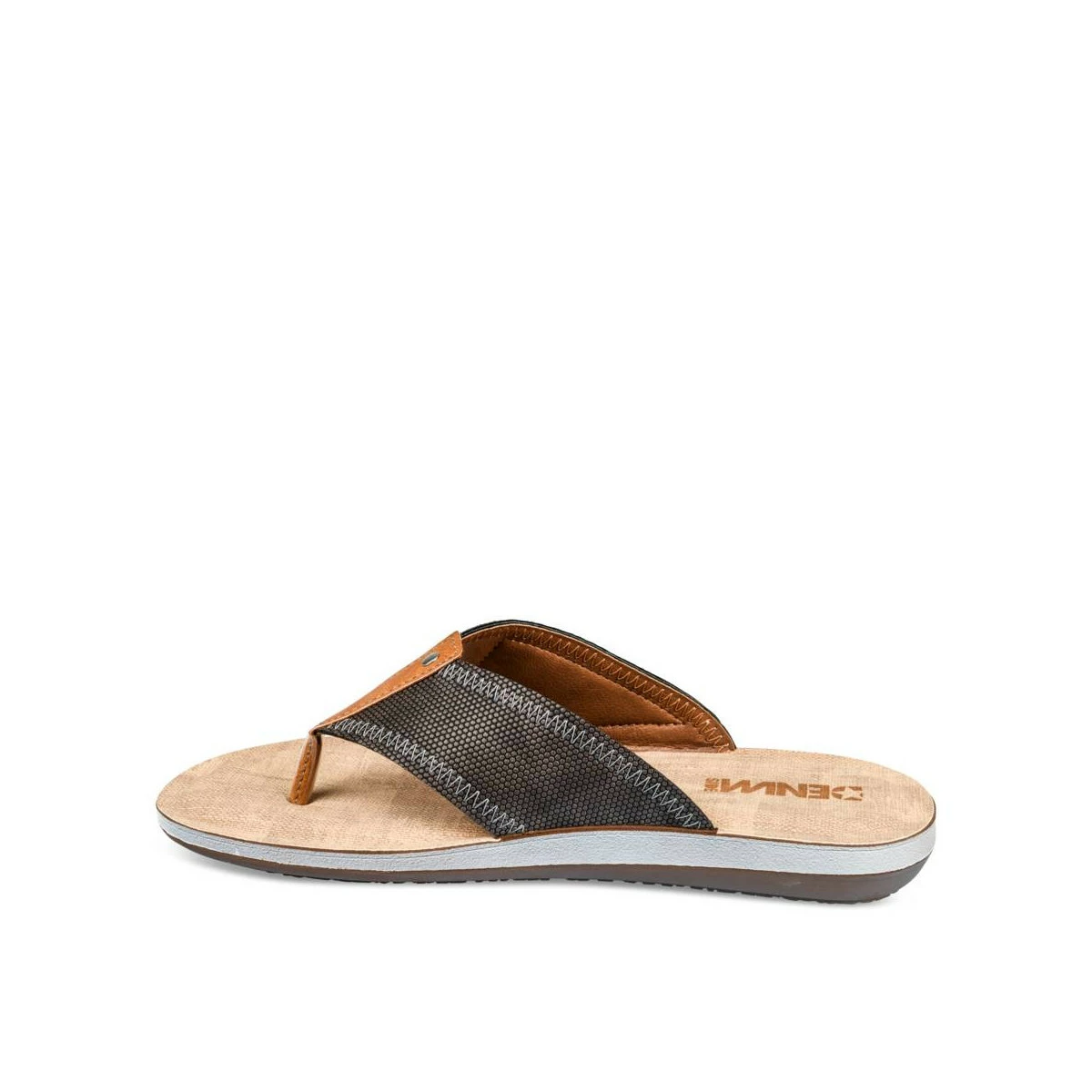 Tongs MARRON DENIM SIDE 6 Tongs MARRON DENIM SIDE – Image 4