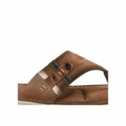 Tongs MARRON MEGIS CASUAL -Claquettes Soldes tongs marron megis casual 14