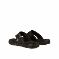 Tongs NOIR CAPE BOARD CUIR -Claquettes Soldes tongs noir cape board cuir 3