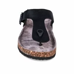 Tongs NOIR DENIM SIDE -Claquettes Soldes tongs noir denim side 4