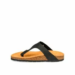 Tongs NOIR DENIM SIDE -Claquettes Soldes tongs noir denim side 43