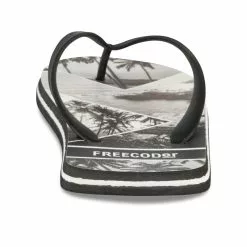 Tongs NOIR FREECODER -Claquettes Soldes tongs noir freecoder 8