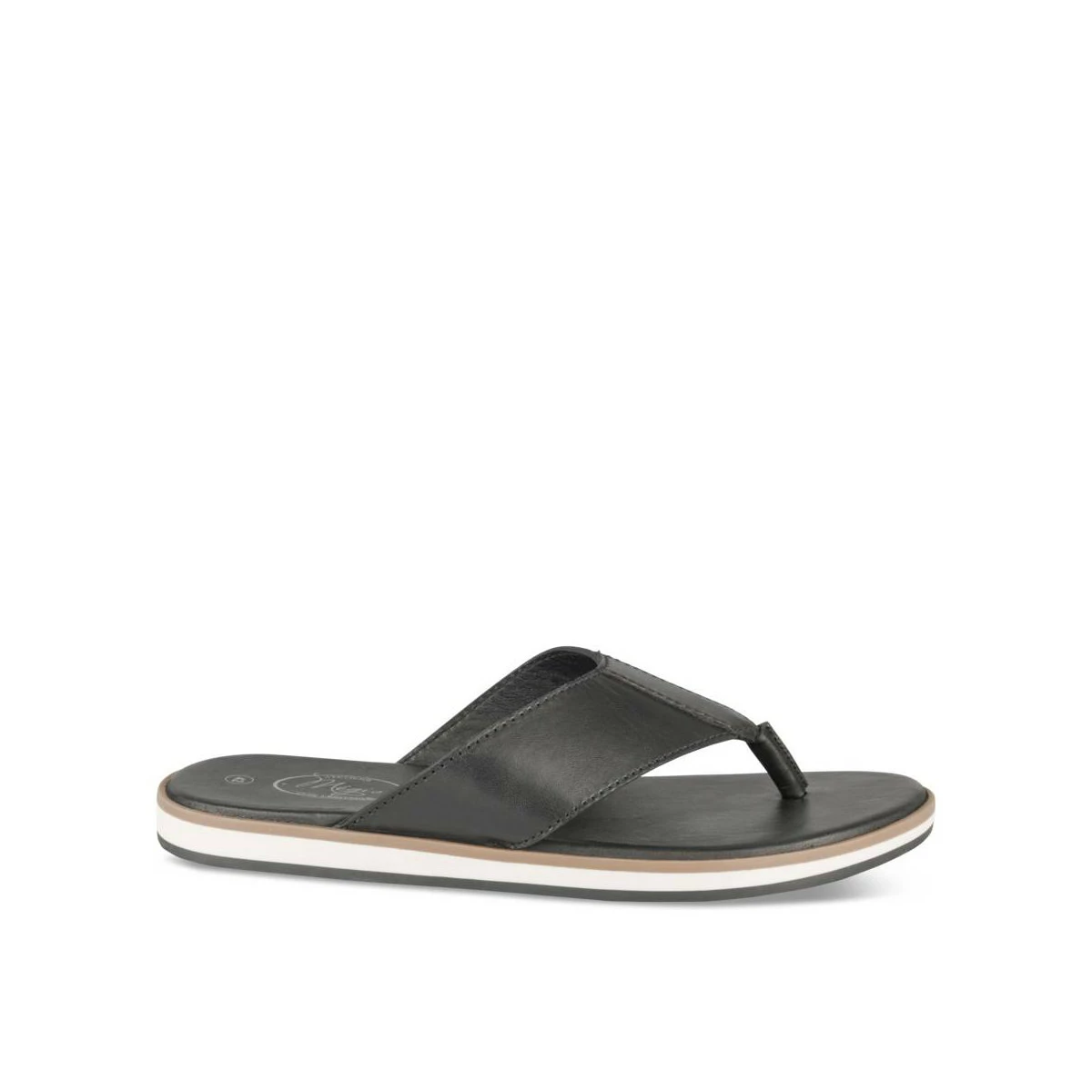 Tongs NOIR MEGIS CASUAL 3 Tongs NOIR MEGIS CASUAL